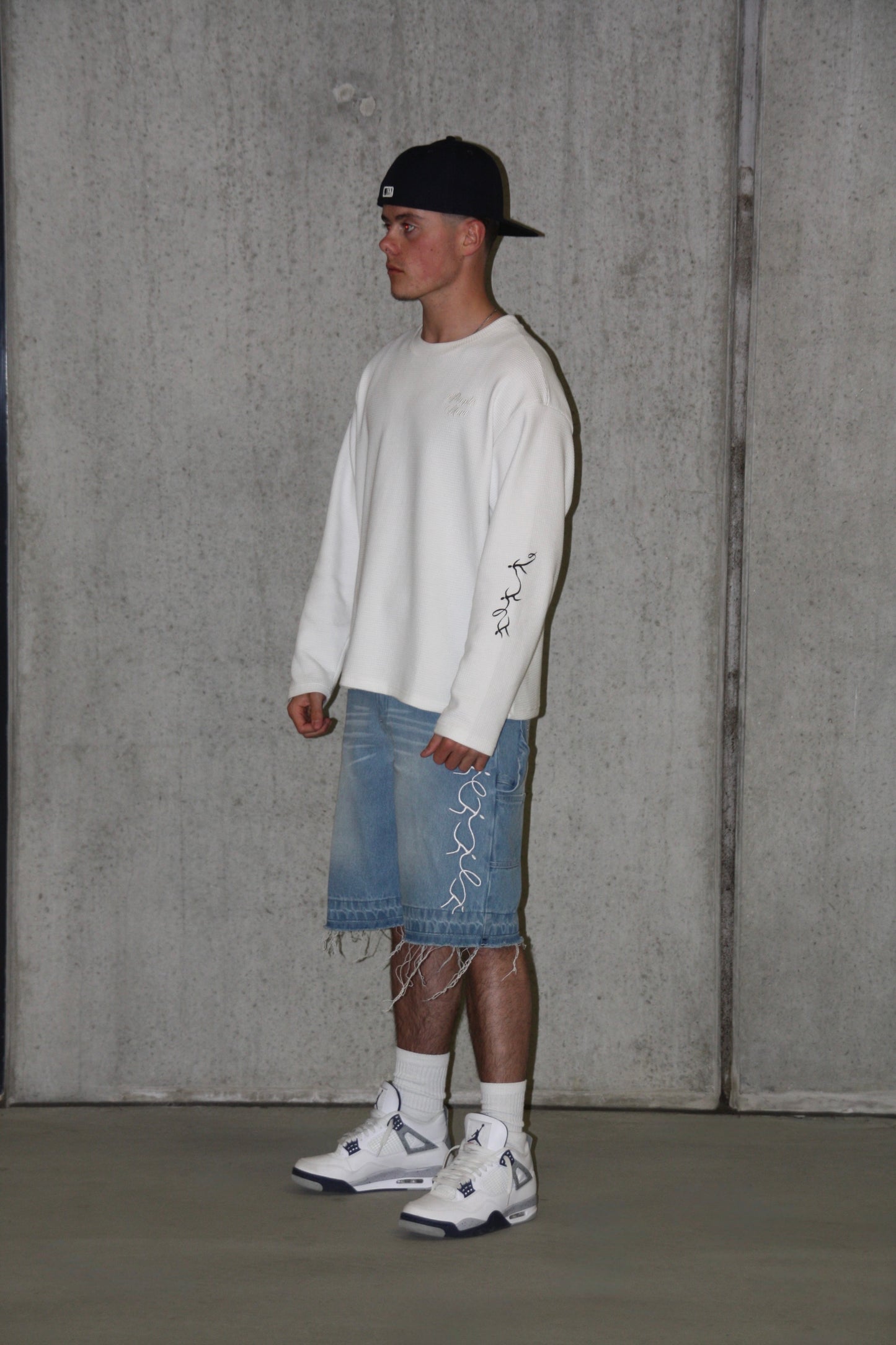 WAFFLE L/S - WHITE