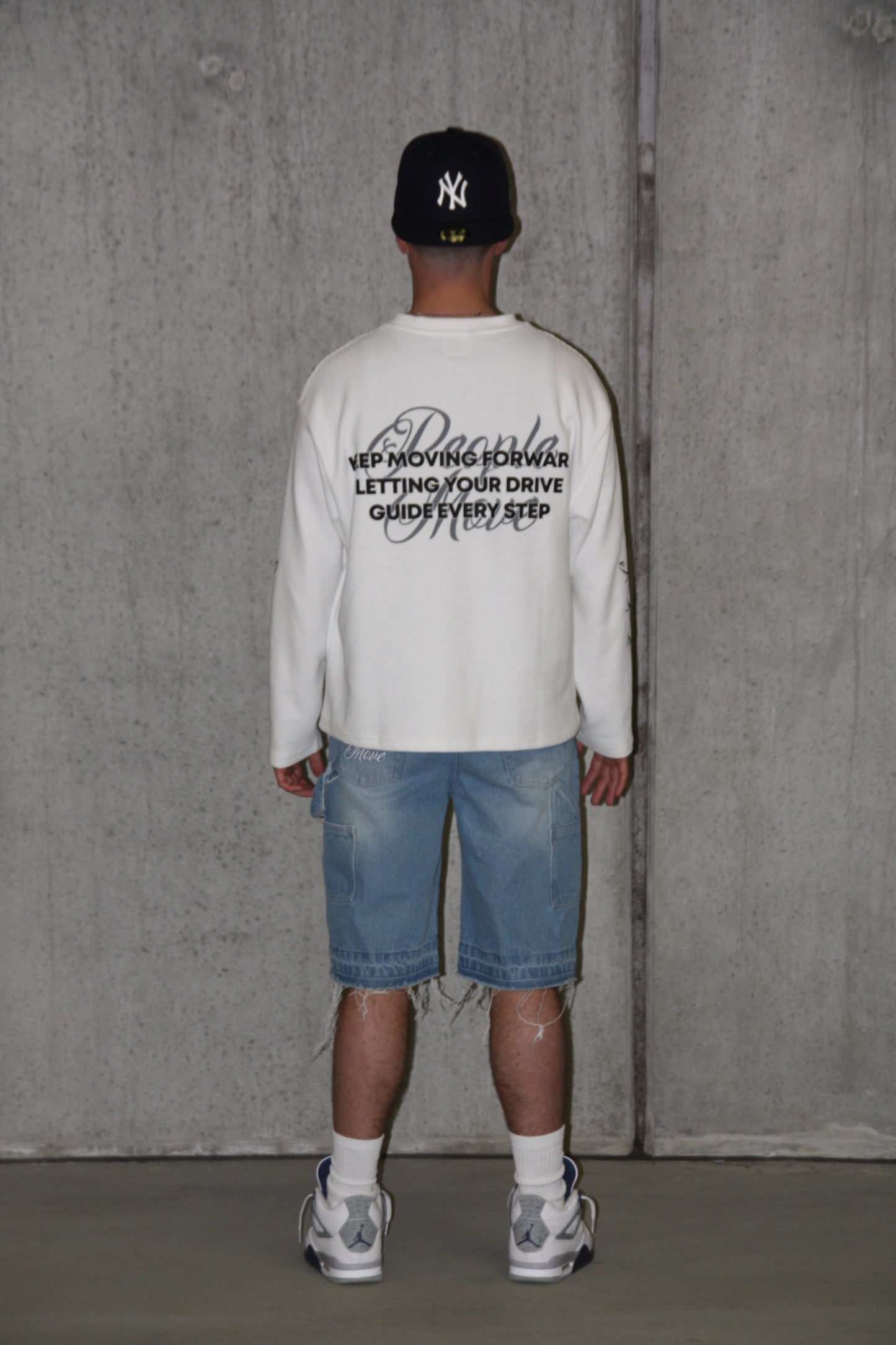 WAFFLE L/S - WHITE