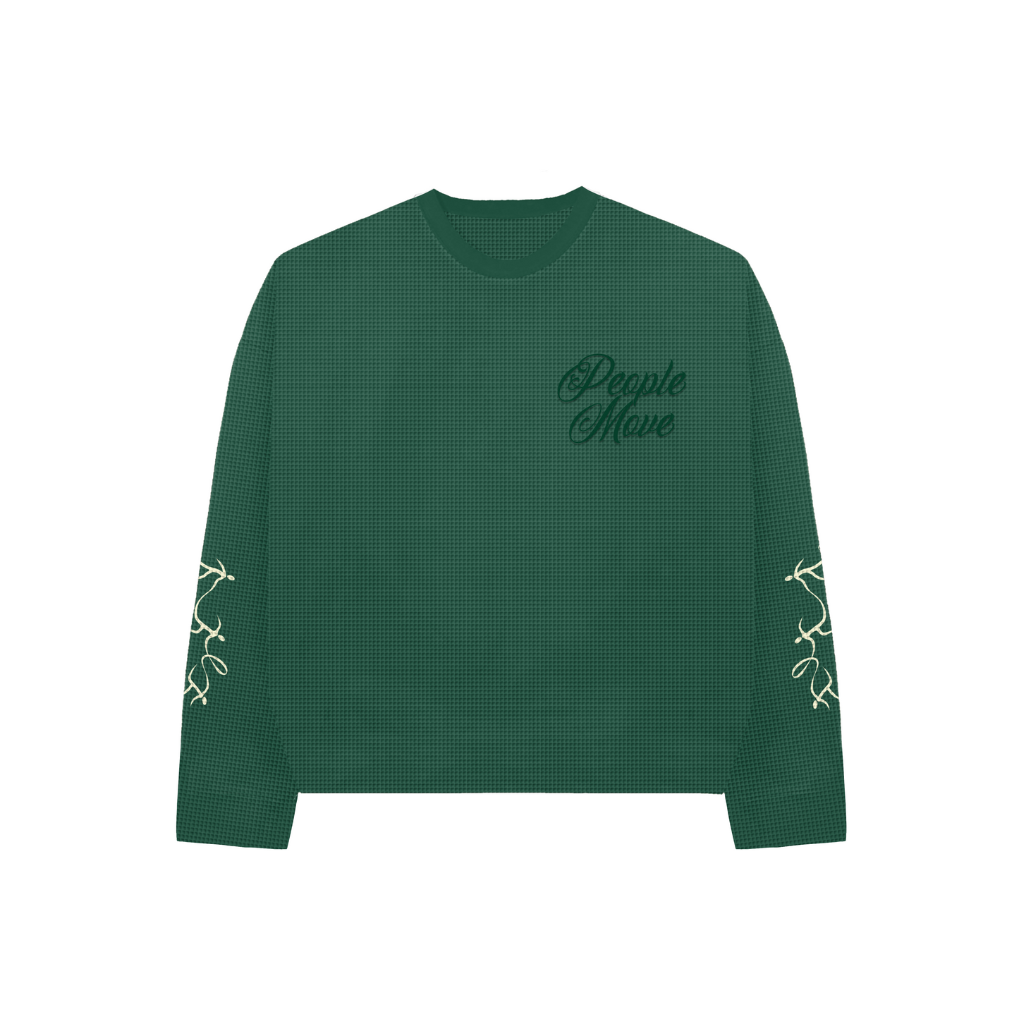 WAFFLE L/S - GREEN