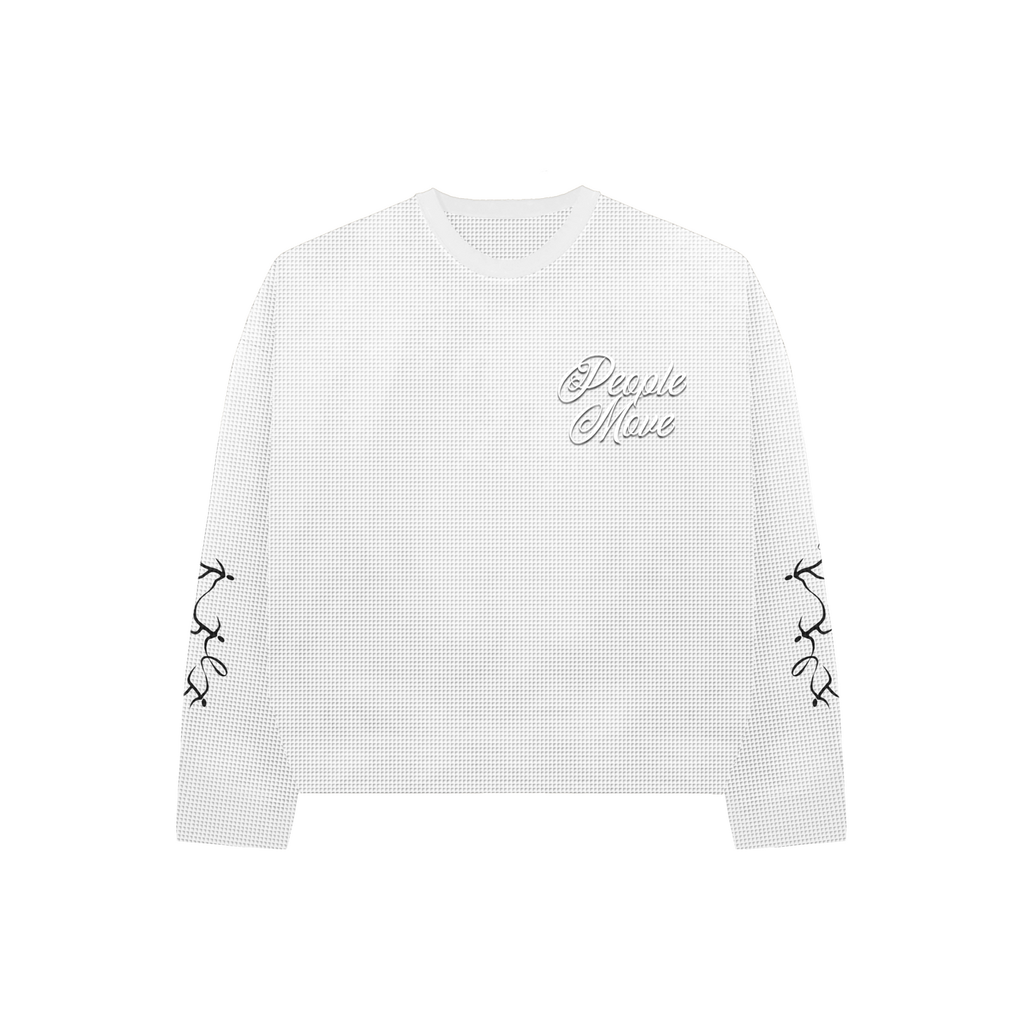 WAFFLE L/S - WHITE