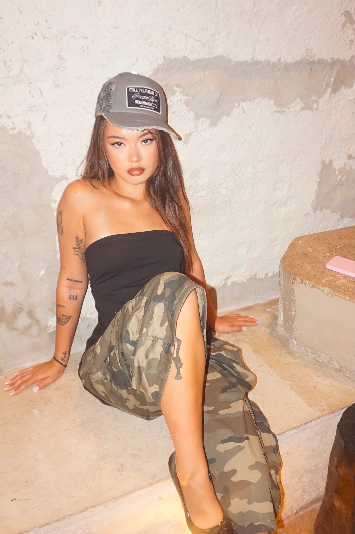 CAMO TRUCKER HAT