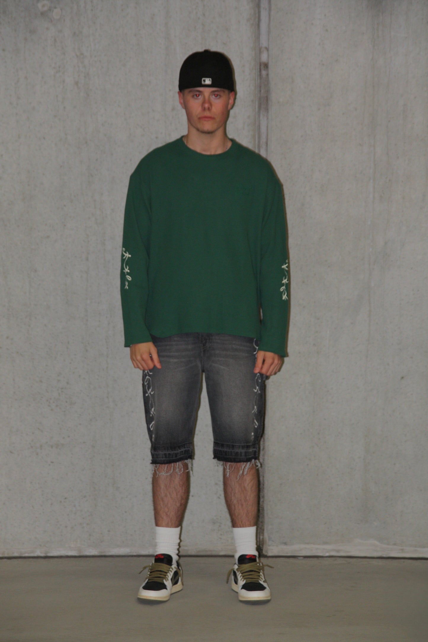 WAFFLE L/S - GREEN