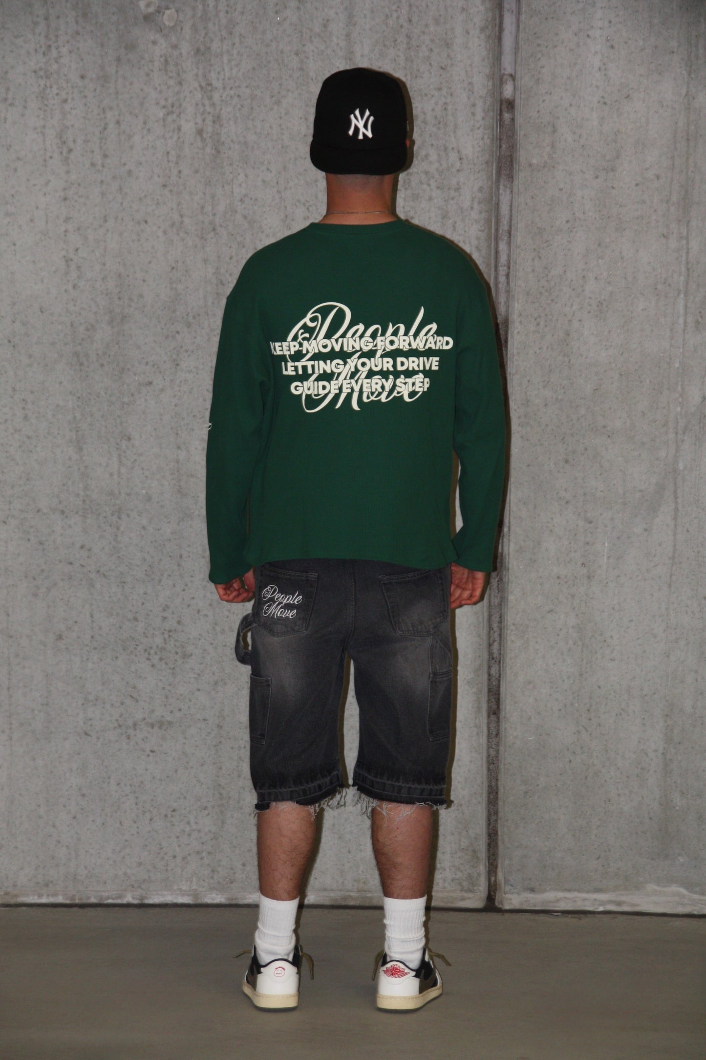 WAFFLE L/S - GREEN