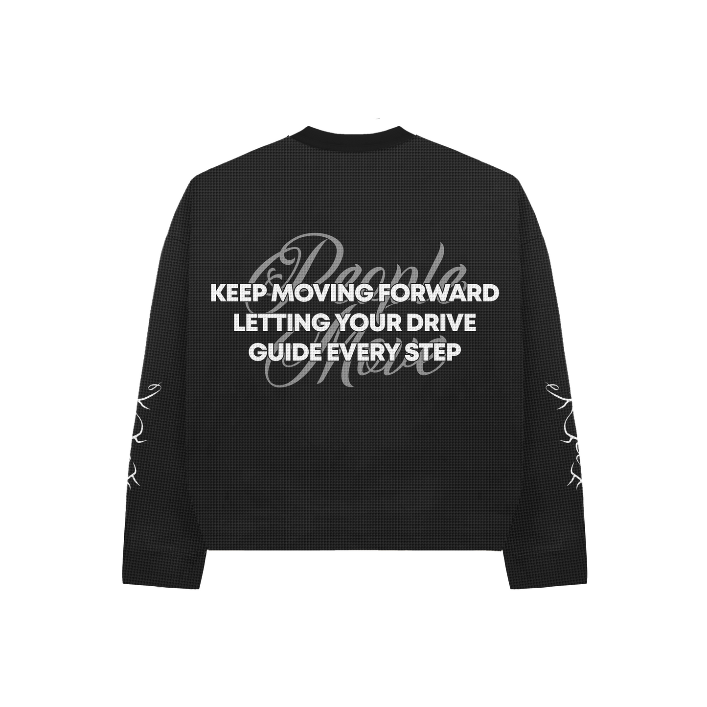 WAFFLE L/S - BLACK