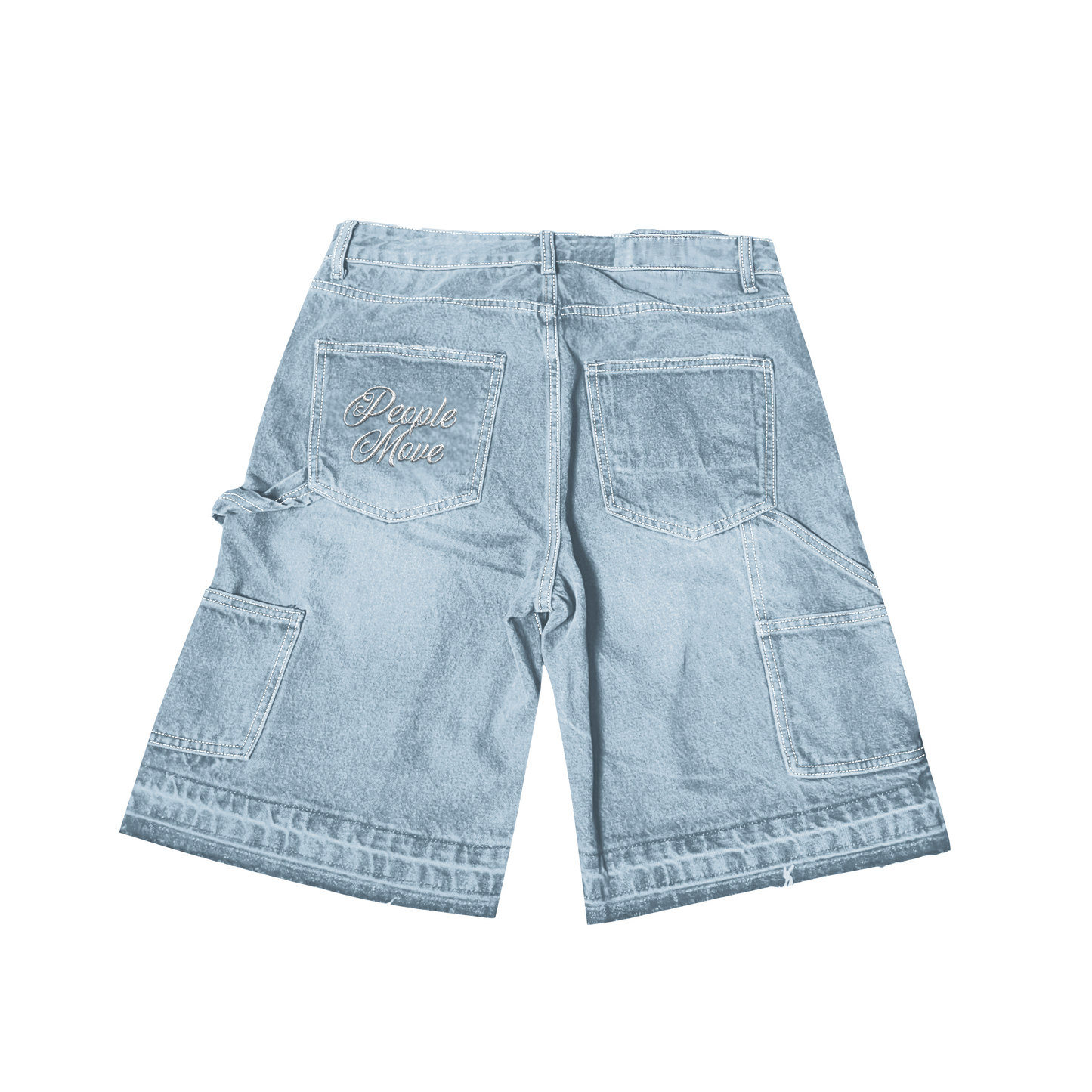 DENIM SHORTS - BLUE