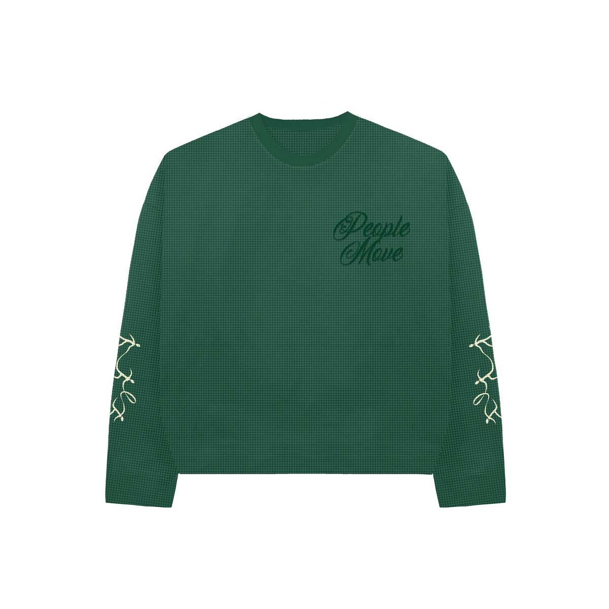 WAFFLE L/S - GREEN